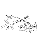 Chute control rod
