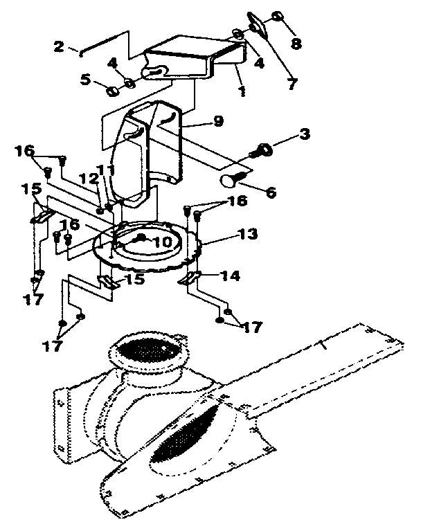 Discharge chute