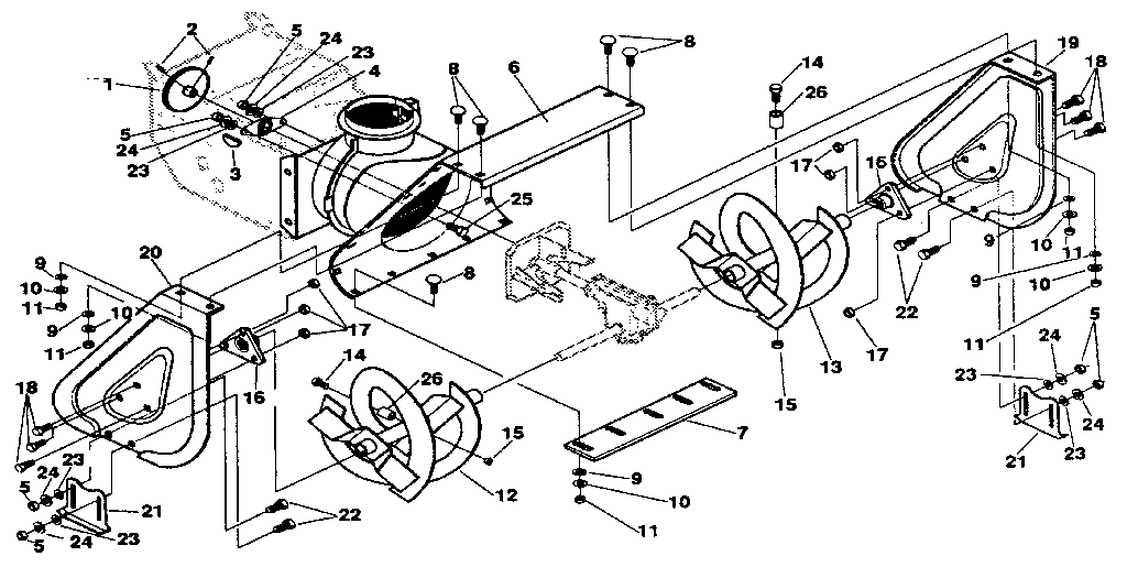 Auger housing