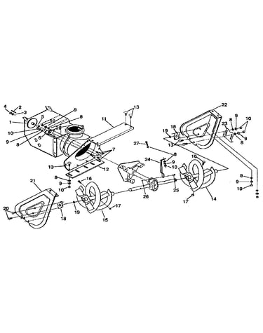 Auger housing