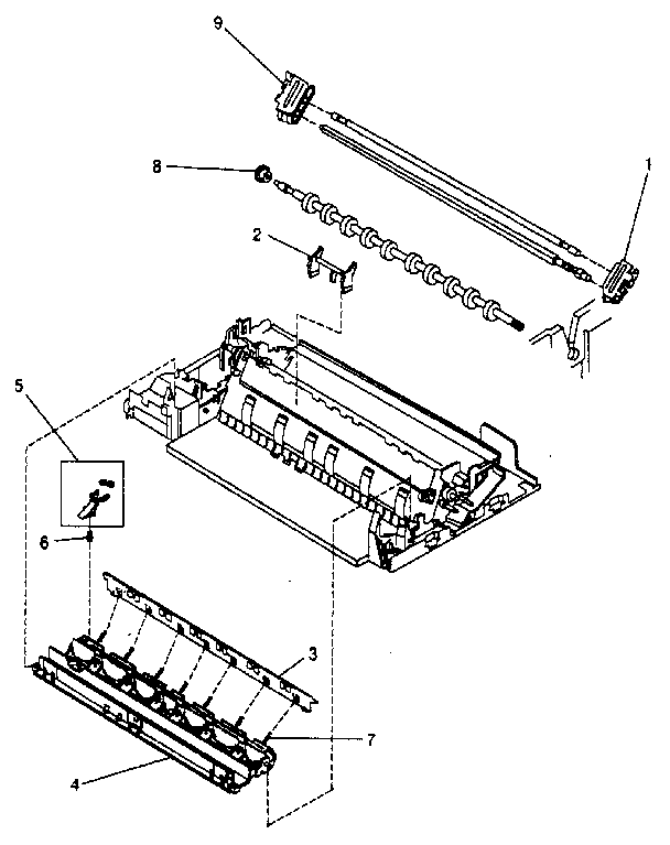 Upper paper feed