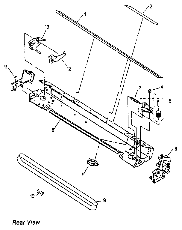 Carriage drive frame