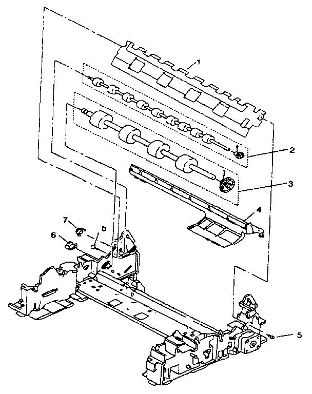Paper feed/eject roller