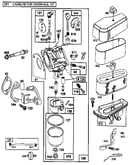 Carburetor and air cleaner assembly