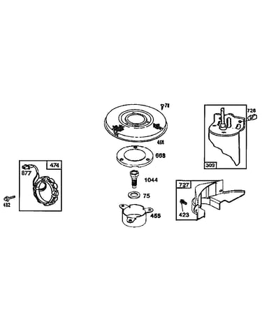 Flush rotating screen and stator