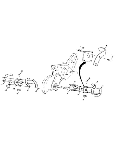 Tine assembly