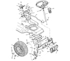 Craftsman 502255111 steering diagram
