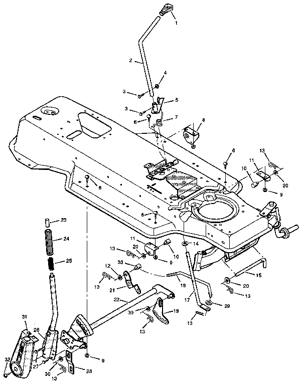 MOWER SUSPENSION