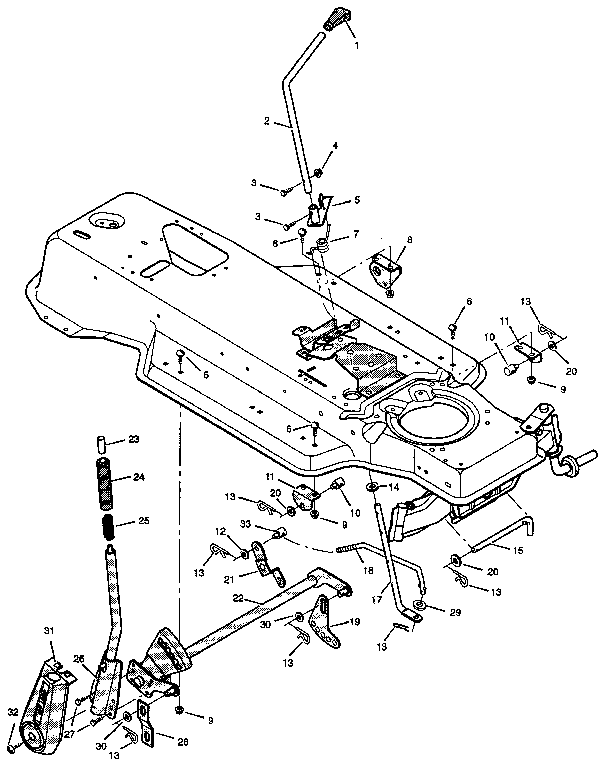 MOWER SUSPENSION