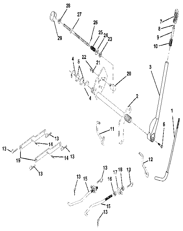 42" mower lift