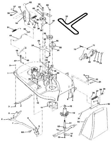 38" mower deck