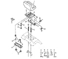 Craftsman 917255160 seat assembly diagram