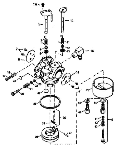 Carburetor no. 632684