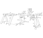 Sears 78672105 a-frame assembly diagram