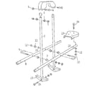 Sears 78672105 air glide assembly diagram