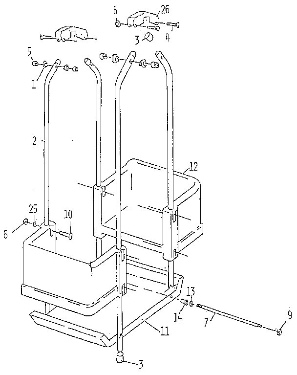 LAWN SWING ASSEMBLY