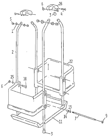 Lawn swing assembly