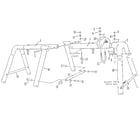 Sears 721251 a-frame assembly diagram