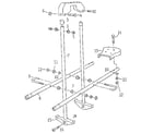 Sears 786721251 airglider assembly diagram