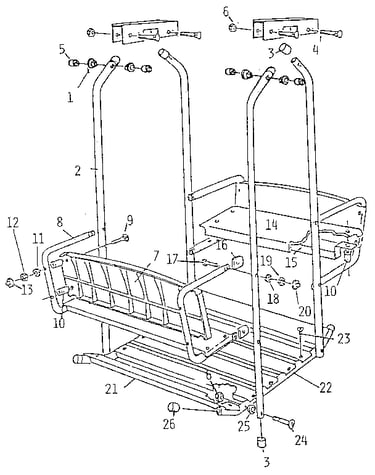 Lawn swing assembly