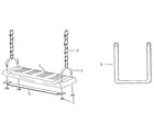 Sears 786721251 swing and trapeze assembly diagram