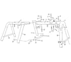 Sears 78672045 a-frame assembly diagram