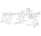 Sears 78661211 a-frame assembly diagram