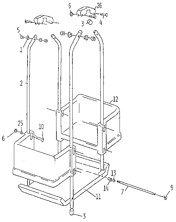 Lawn swing assembly