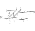Sears 720432 ladder rail assembly diagram