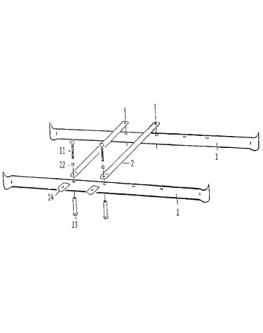 Ladder rail assembly