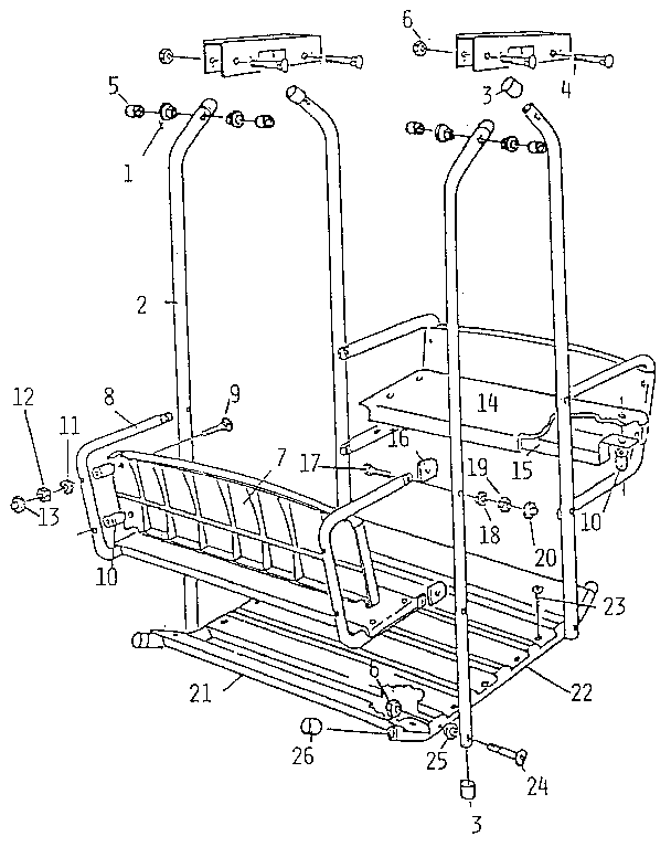 Lawn swing assembly