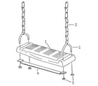 Sears 78672025 swing seat assembly diagram