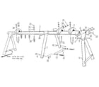 Sears 78661221 a-frame assembly diagram