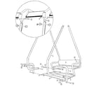 Sears 78661221 lawn swing assembly diagram