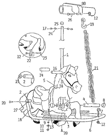 Horse drop assembly