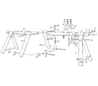 Sears 78662718P a-frame assembly diagram