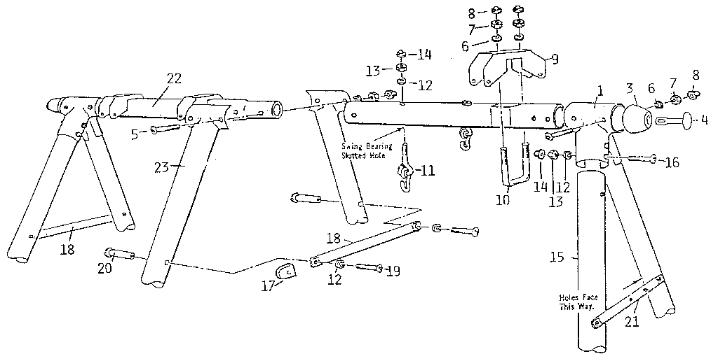 A-frame assembly