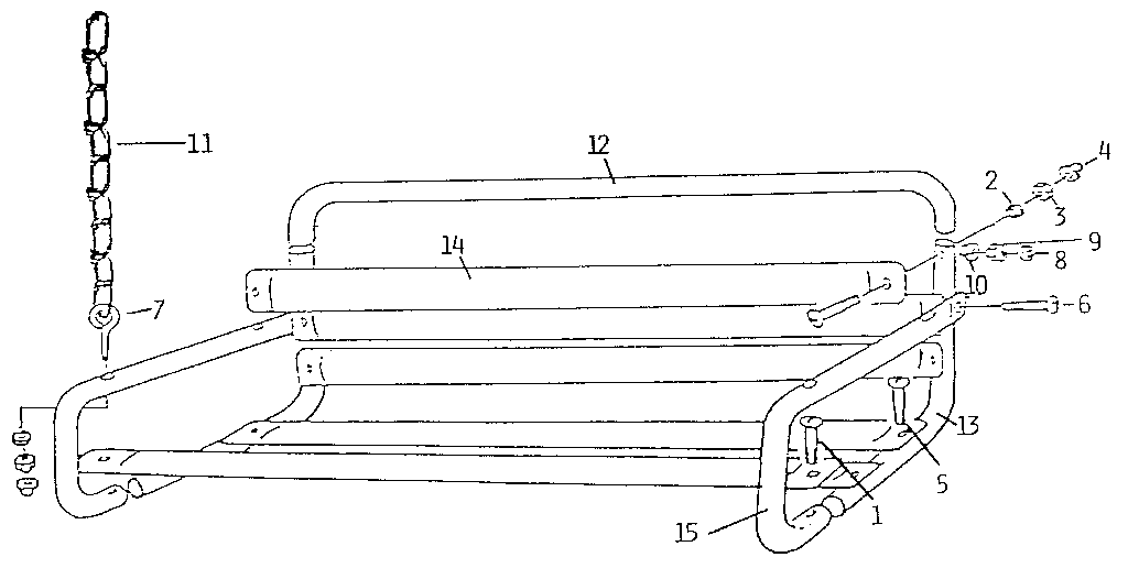 Lawn swing assembly