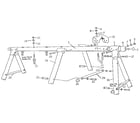 Sears 78672509 a-frame assembly diagram