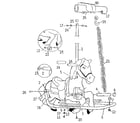 Sears 7866552 horse assembly diagram