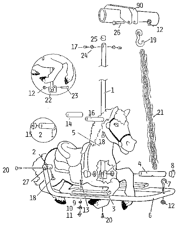 Horse assembly