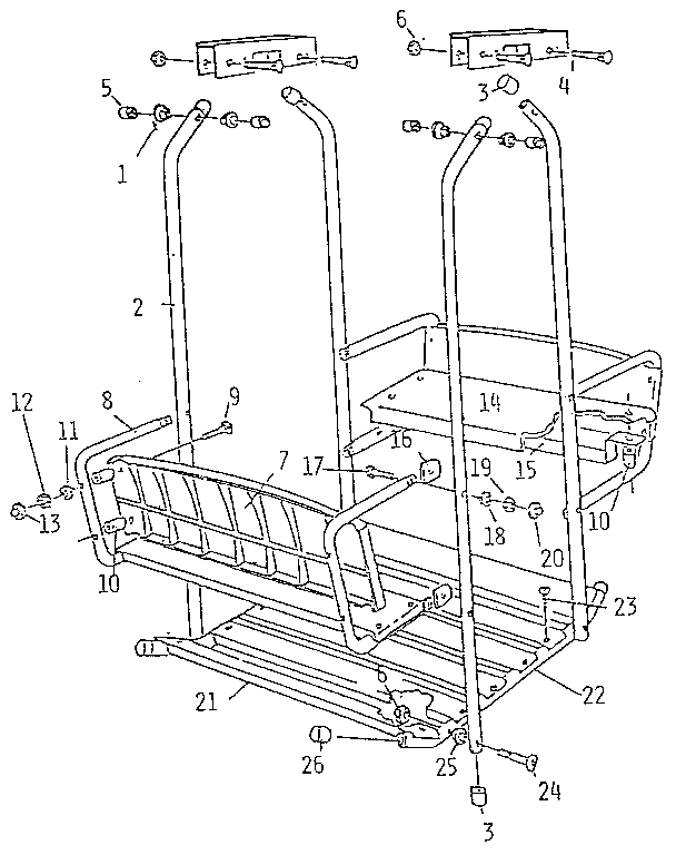 LAWN SWING ASSEMBLY
