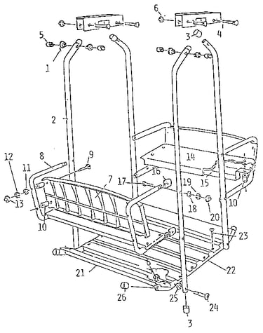Lawn swing assembly