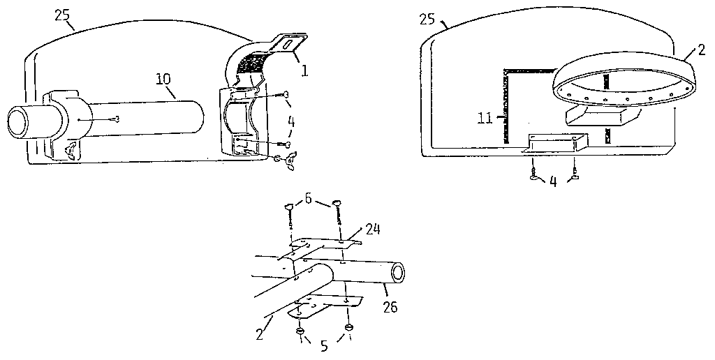 BASKETBALL BACKBOARD & GOAL ASSEMBLY