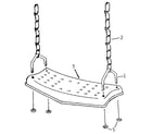 Sears 41126 swing seat assembly diagram