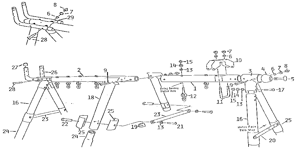 A-frame assembly