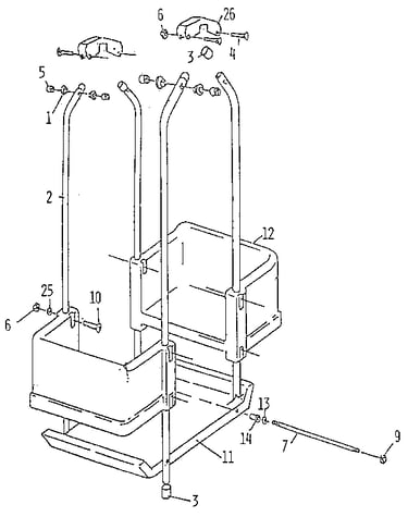 Lawn swing assembly