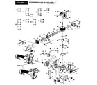 McCulloch E. B. SUPER J-11400128-13 powerhead assembly diagram