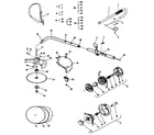 McCulloch EB285BC-11400128-08 shaft/handle and cutter assemblies diagram