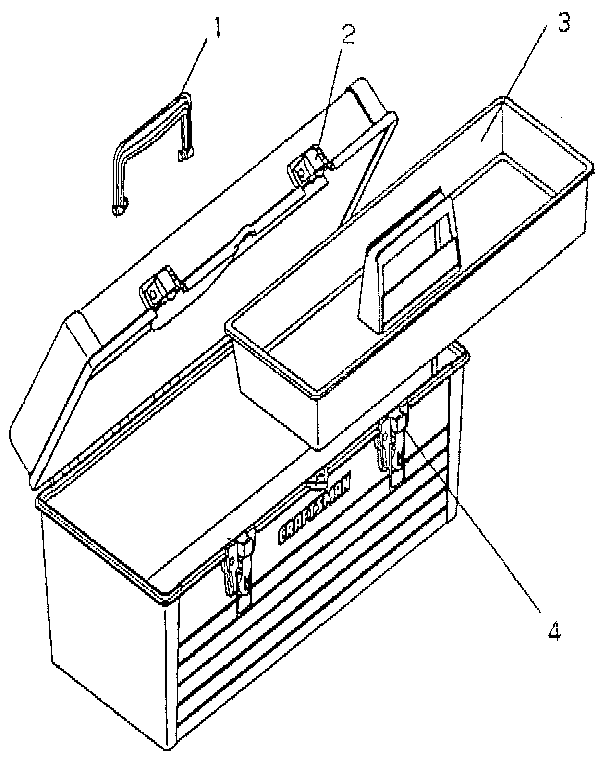 19" plastic handbox